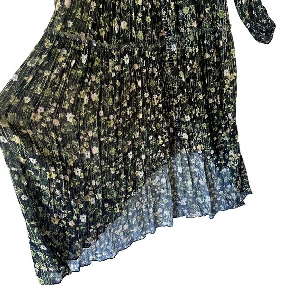 Rococo Sand Flora High Low Maxi Dress Green & Black Size Small Revolve - Picture 6 of 10